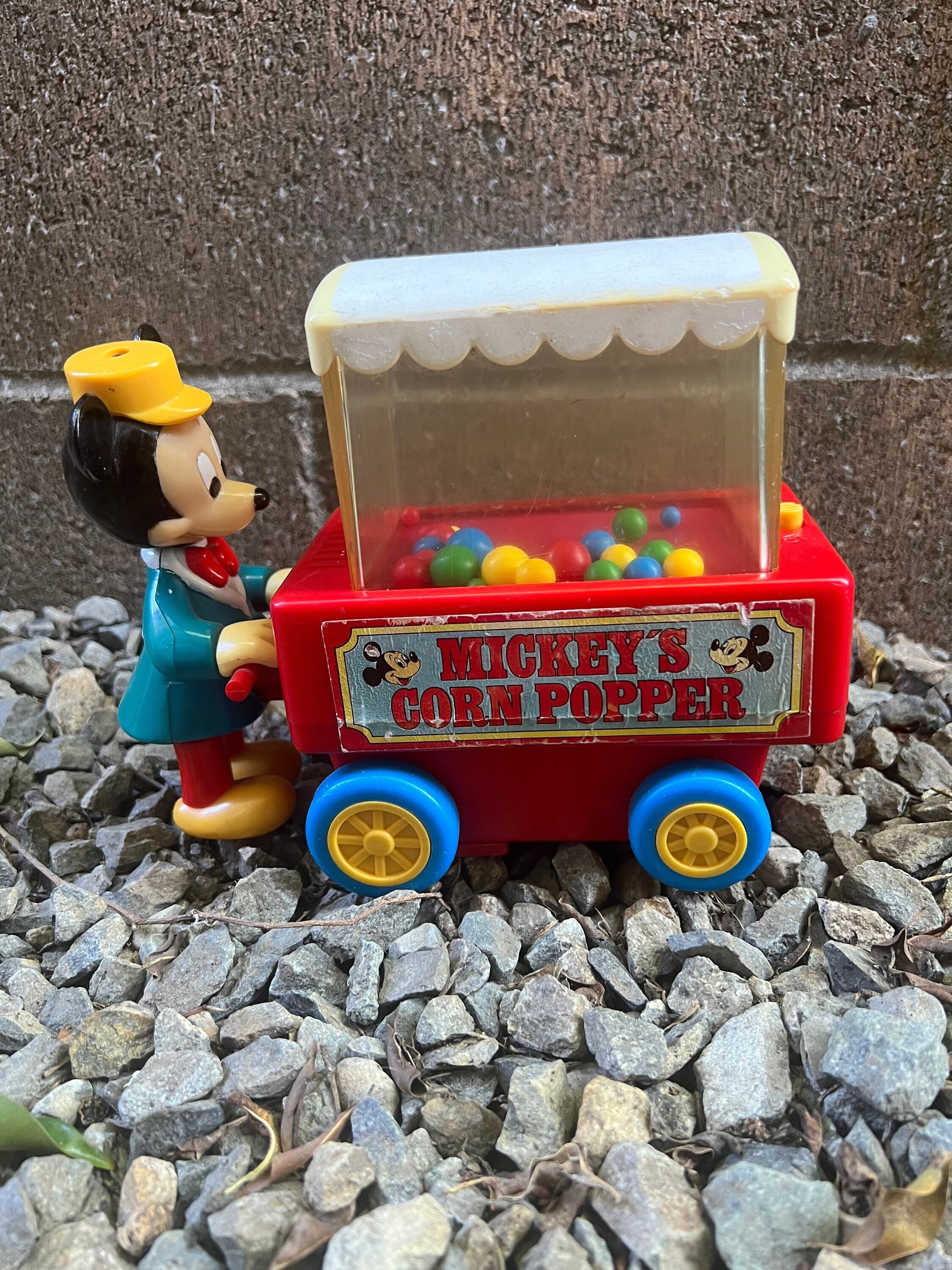 Vintage Mickey Mouse Popcorn Popper Toy Etsy