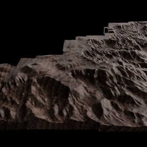 Bryce Canyon National Park Utah Fichier STL pour l’impression 3D CNC Milling Haute résolution
