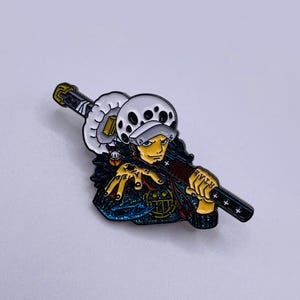 Trafalgar D. Law Gear 5 Luffy Anime Pokemon Enamel Pin Cute Lapel Pin Brooch Cartoon Badge Trendy Anime Backpack Accessories Kawaii Gift