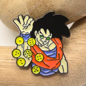 Goku Salt Bae Anime Saiyan Enamel Pin Cute Lapel Pin Brooch Jewelry Badge Trendy Anime Backpack Accessories Kawaii Anime
