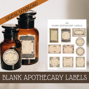 Printable Wizard Potion Labels: Apothecary DIY Decor (PDF Download)