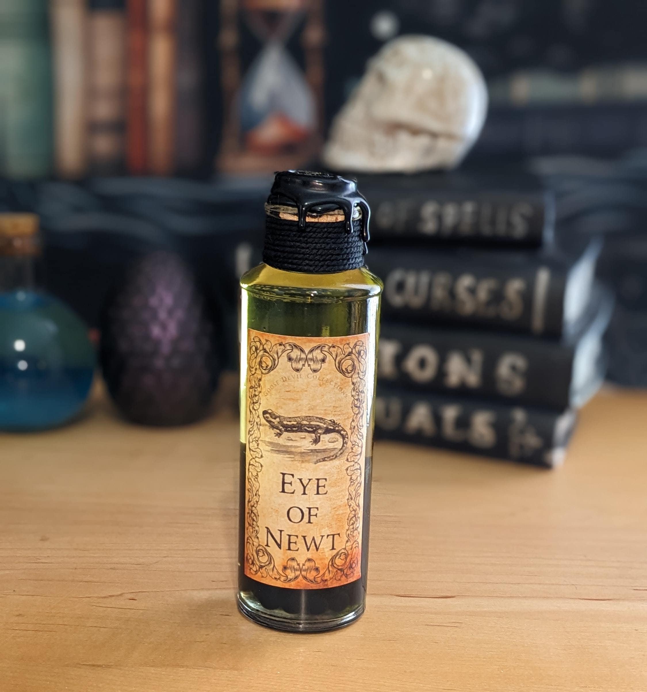 Eye of Newt| Potion Bottle| Apothecary Jar|  Fantasy Potion Bottle| Cosplay| Halloween Potion| Weirdcore| Insects| Halloween Decorations