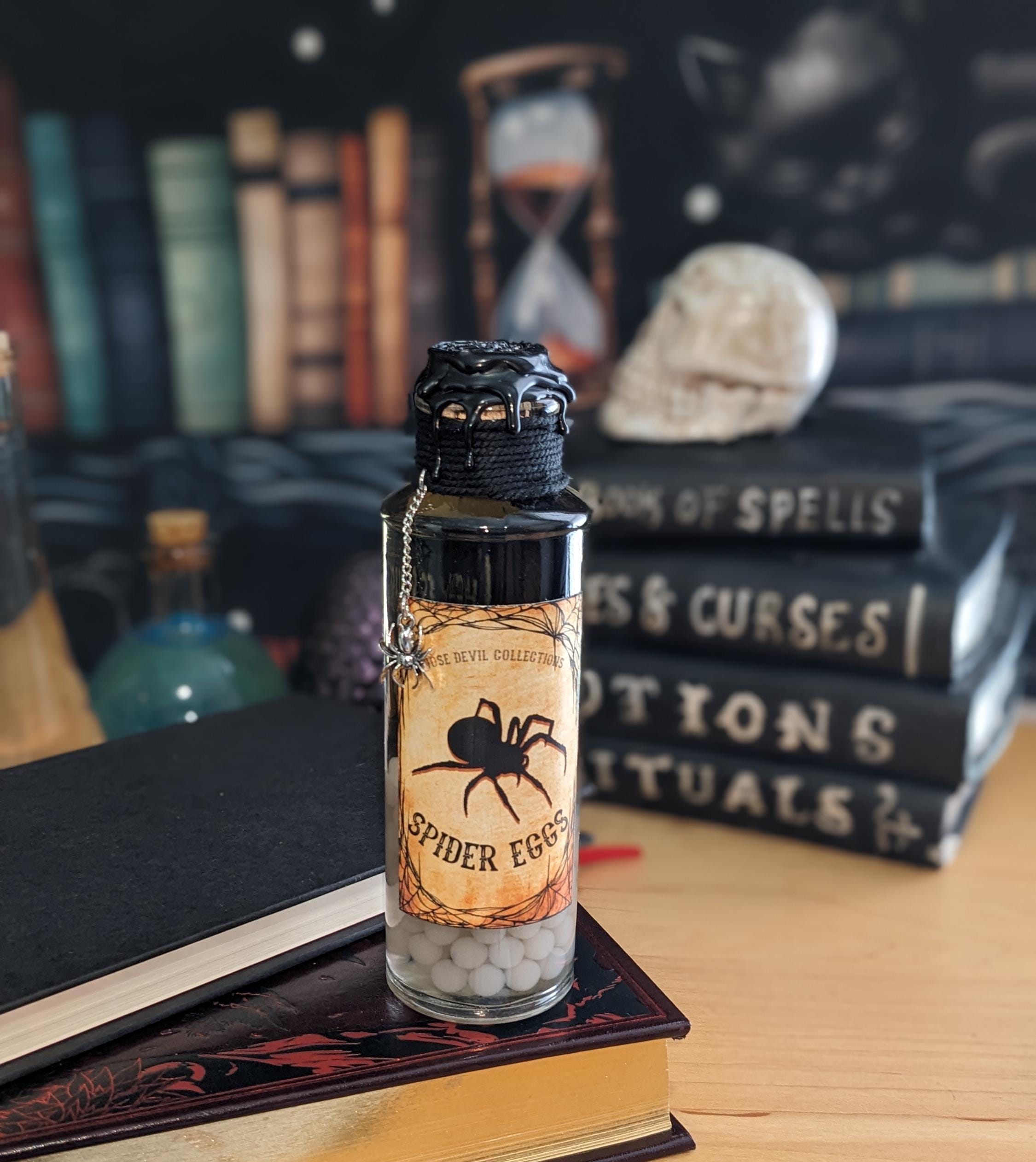 Weirdcore Insect Spiders Eggs| Potion Bottle| Apothecary Jar| Fantasy Potion Bottle ...