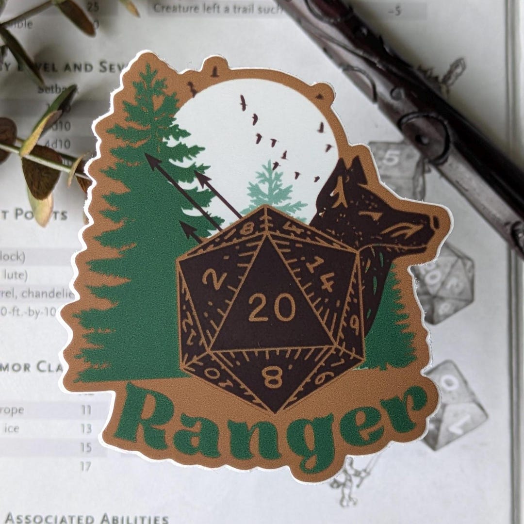 Dnd Stickers Ranger This item is unavailable - Etsy