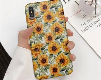 Pressed Sunflowers Phone Case | Sunflower Phone Case |Flower Phone Case | Floral Phone Case | iPhone I Pixel | Samsung, iPhone 15 Pro Max