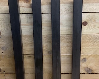 Handmade Steel Table Legs: 2x2 Square Tubing with Floor Levelers ( set of 4 )