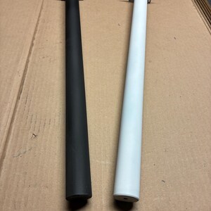 Handmade Steel Table Legs, sold individually  Round pipe  Adjustable Levelers 1-1/2” round tube legs