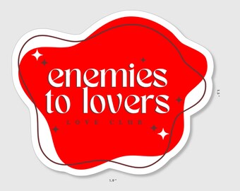 Enemies to Lovers Love Club Sticker