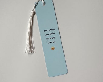 Don't Worry Club Metal Bookmark