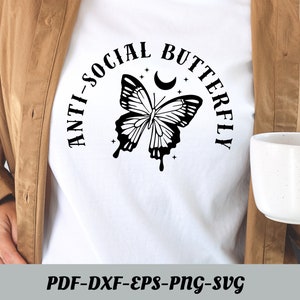 Anti-Social svg, Antisocial svg bundle, anti social funny sayings svg, svg files for cricut and silhouette, antisocial svg eps dxf png jpg