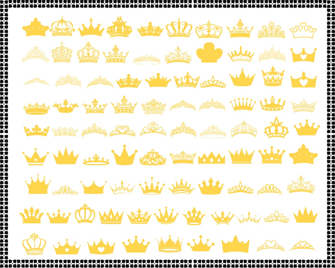 Crown SVG Bundle Crown Svg Tiara Svg Queen Tiara Svg King - Etsy