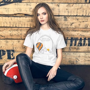 Altitude Adjustment Hot Air Balloon T-shirt | Hot Air Balloon Tee | Hot Air Balloon Gift