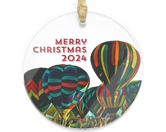 Hot Air Balloon Acrylic Ornament