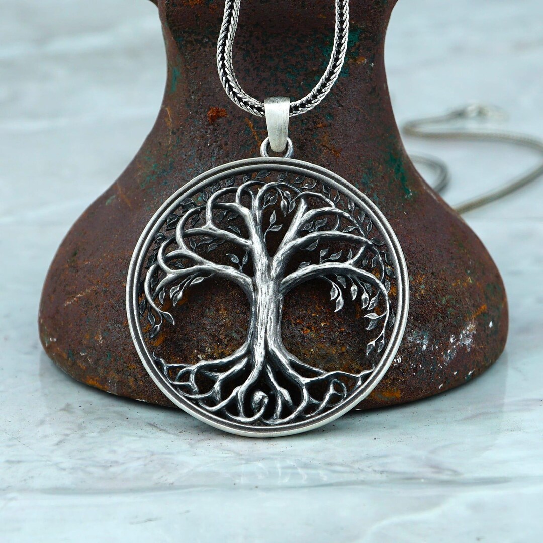 925 Sterling Silver Tree of Life Pendant Necklace — Celtic Spiritual ...