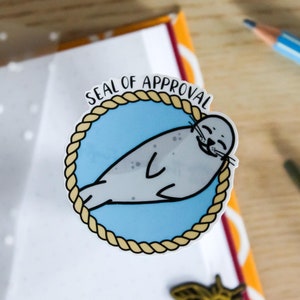 Seal Of Approval - Waterproof Die-cut Sticker