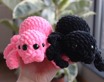 Spider Plushie – Handmade Crochet Companion