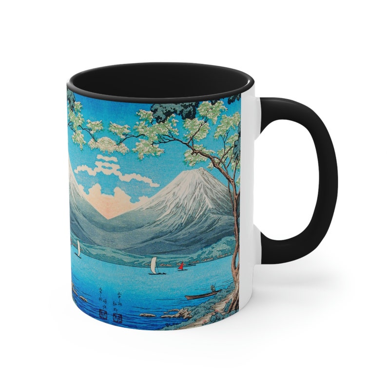 Mount Fuji Art Mug – Hiroaki Takahashi Shin-Hanga Landscape Coffee Cup, Japanese Nature Gift for Art Lovers image 8