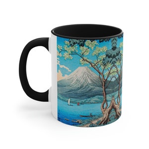Mount Fuji Art Mug – Hiroaki Takahashi Shin-Hanga Landscape Coffee Cup, Japanese Nature Gift for Art Lovers image 7