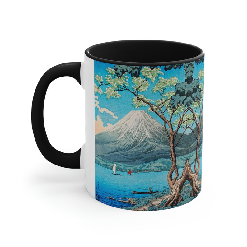Mount Fuji Art Mug – Hiroaki Takahashi Shin-Hanga Landscape Coffee Cup, Japanese Nature Gift for Art Lovers image 7