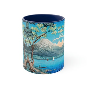 Mount Fuji Art Mug – Hiroaki Takahashi Shin-Hanga Landscape Coffee Cup, Japanese Nature Gift for Art Lovers image 10