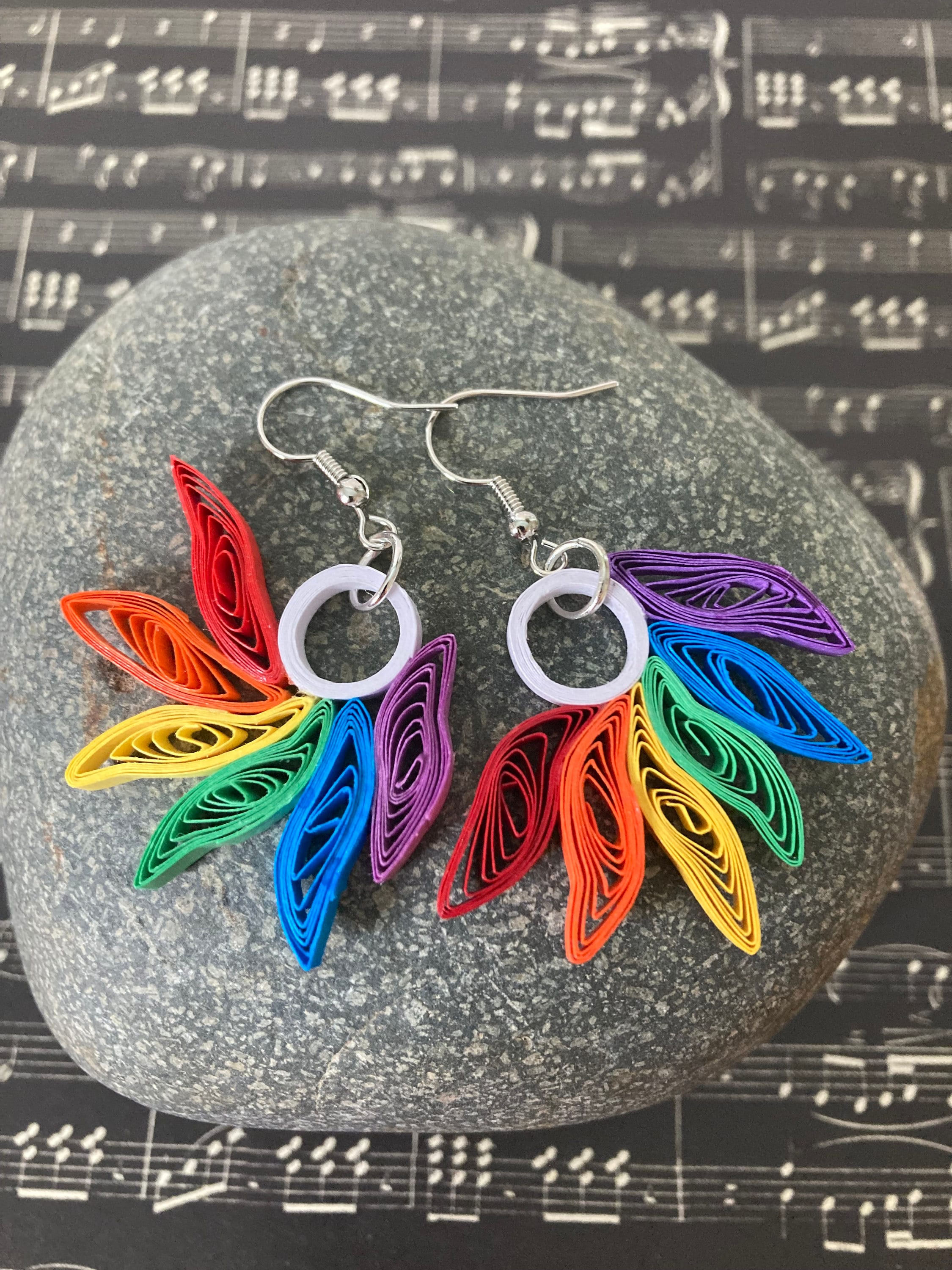 Paper quilling sale earrings new designs