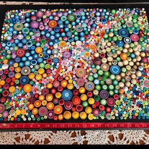 Handcrafted Galaxy Quilled Paper Wall Art: 3D Home Decor image 11