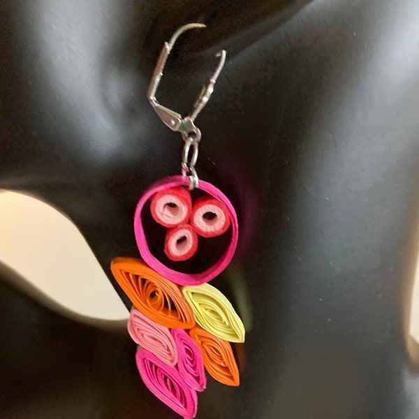 Quilled Earrings Etsy
