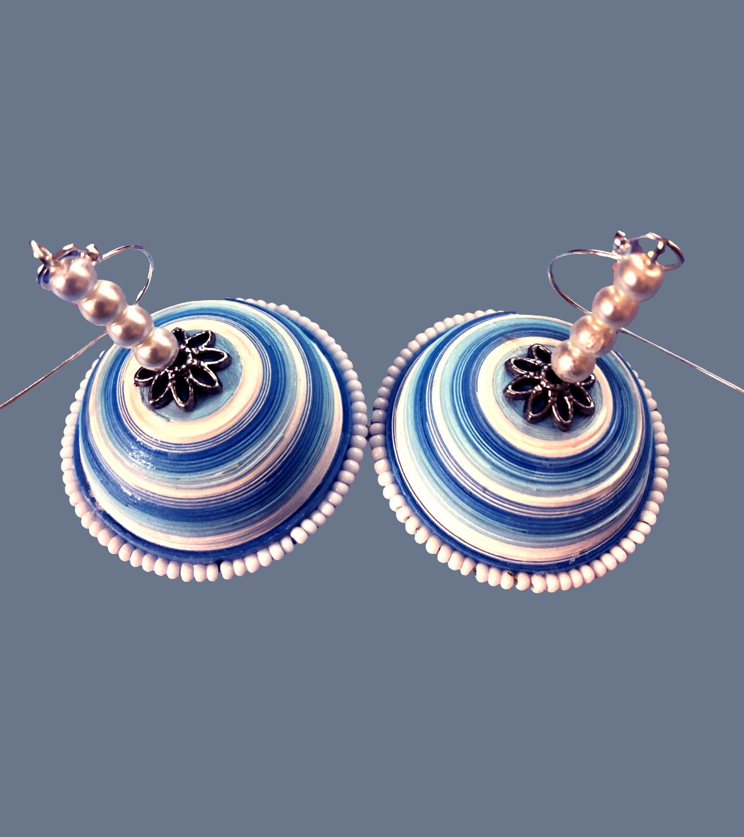 Quilling paper jhumka earring designs clearance