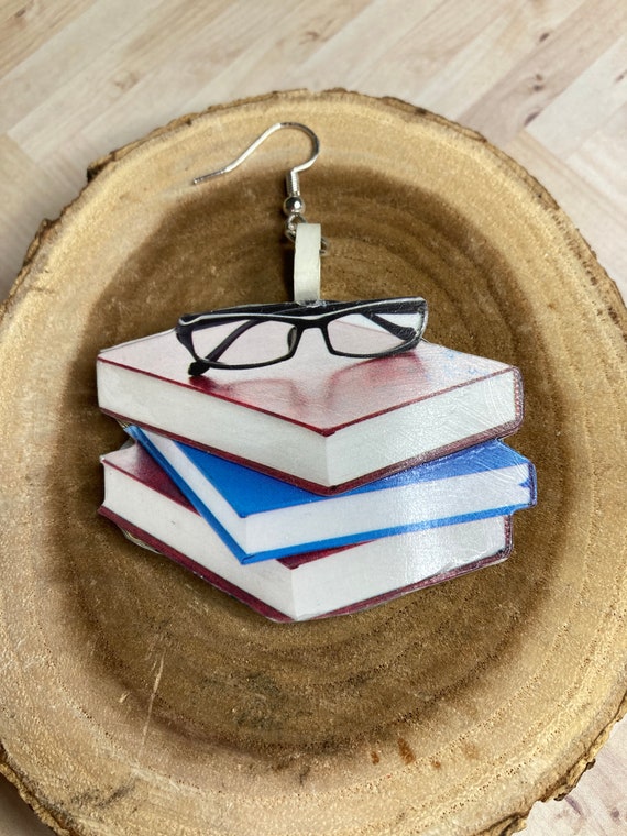 Books & Glasses Earrings Books & Glasses Earrings