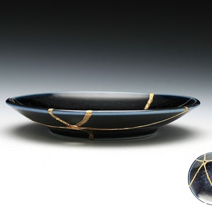 Kintsugi, Kintsugi Plate, Kintsugi Pottery, Kintsugi Gifts, Kintsugi Unique, Ceramic Repair, Kintsugi Stoneware, Handmade Gold Repair Gift