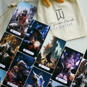 ファイナルファンタジーXIV 22枚セット アルカナタロットカード、FF14 ファイナルファンタジー14 大アルカナ、FFXIV 占星術師カードセット