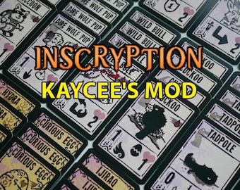 Inscryption Kaycee's Mod Game Cards