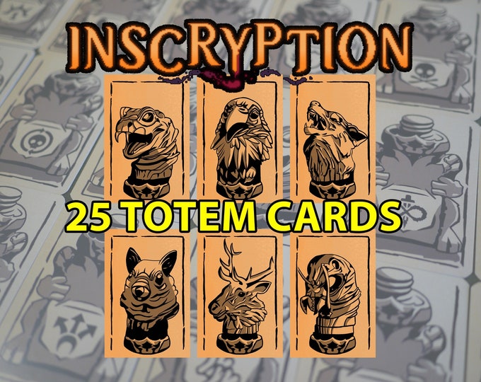 Inscryption - Animal Tribe Totems - Combo - Etsy