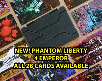 Mazzo di tarocchi Cyberpunk 28 carte Phantom Liberty 4 Emperor, mazzo di tarocchi Stargate, carta da collezione con stampa artistica