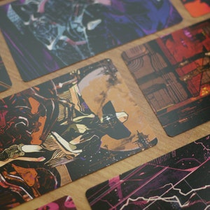 Cyberpunk Tarot Deck 28 Cards Phantom Liberty 4 Emperor, Stargate Tarot ...