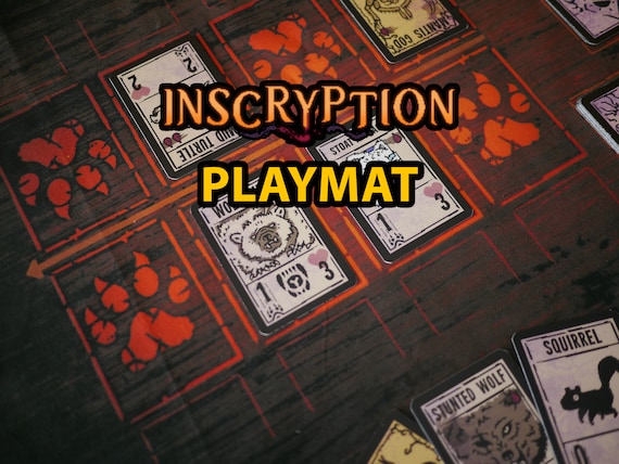 Inscryption Card Game Playmat, High Detail Gamemat for Inscryption
