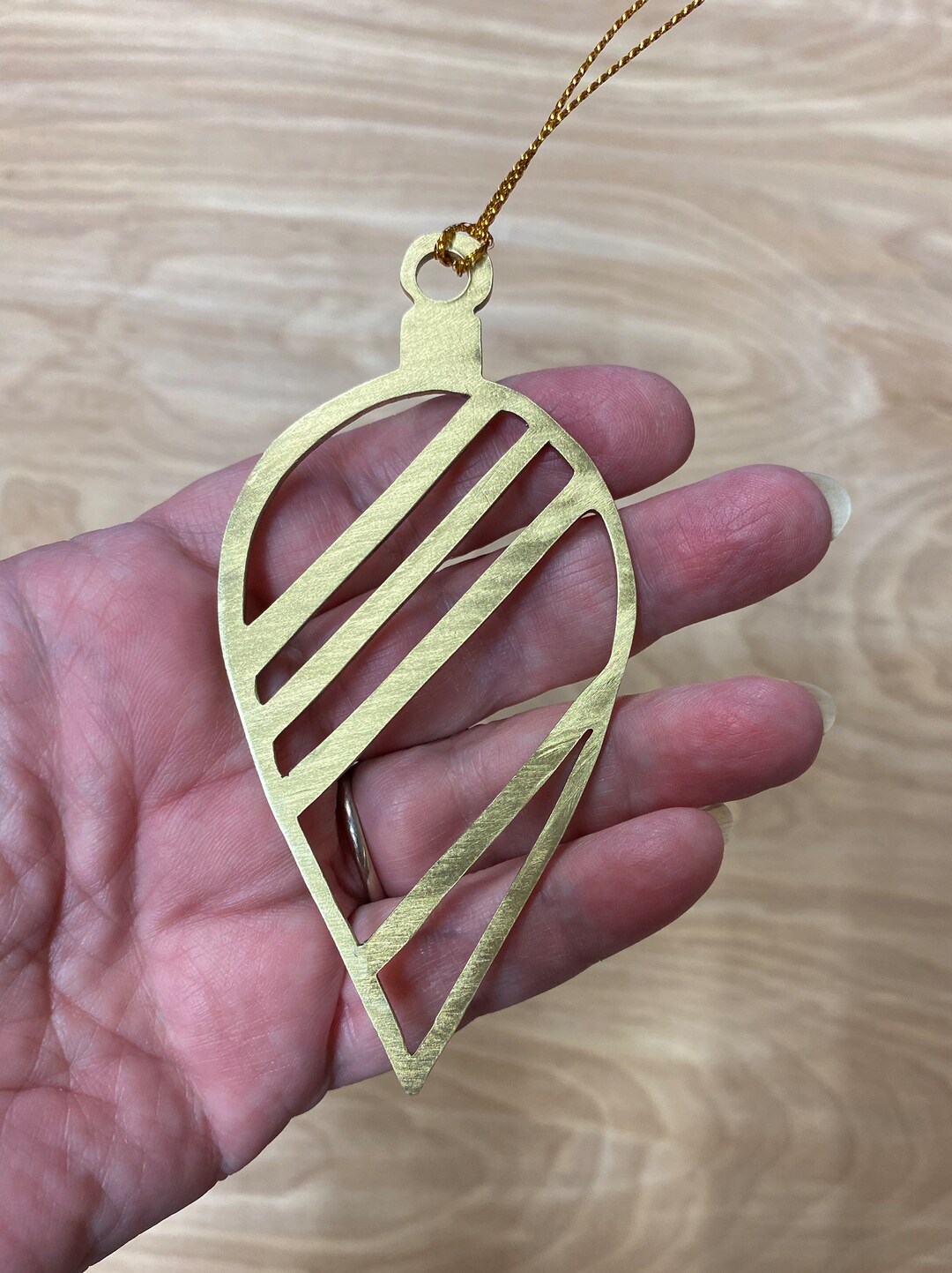 Christmas Ornament Solid Brass Christmas Gift Tree Decor Mantel