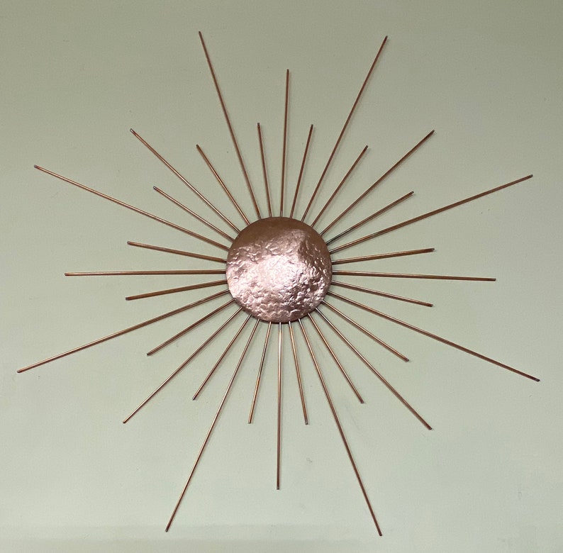 Photo inspiration: Sunburst Hand Hammered Copper Wall Decor 7Th Anniversary Gift Photo Inspiration