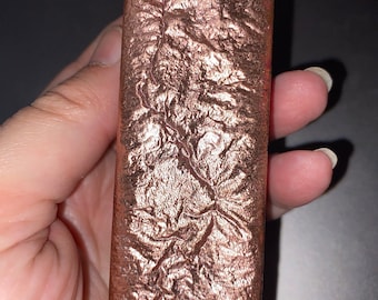 Hand Poured Copper Ingot Copper Bar 7th Anniversary Gift Smelted Copper Bar Hand Forged Gift for Collector Precious Metal Desktop Art