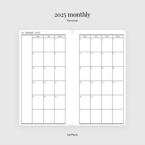 2025 Months planner