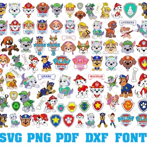 Cartoon Svg, Clipart Pies, Łapa Svg, Urodziny Svg, Niebieski Svg