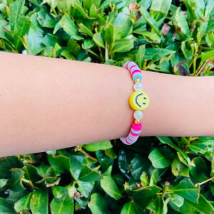 Preppy Smiley Face Bracelet