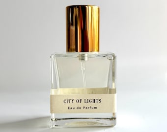 Floral Vanilla with Almond Milk, Freesia and Ambrette Scented Spray Perfume | City of Lights