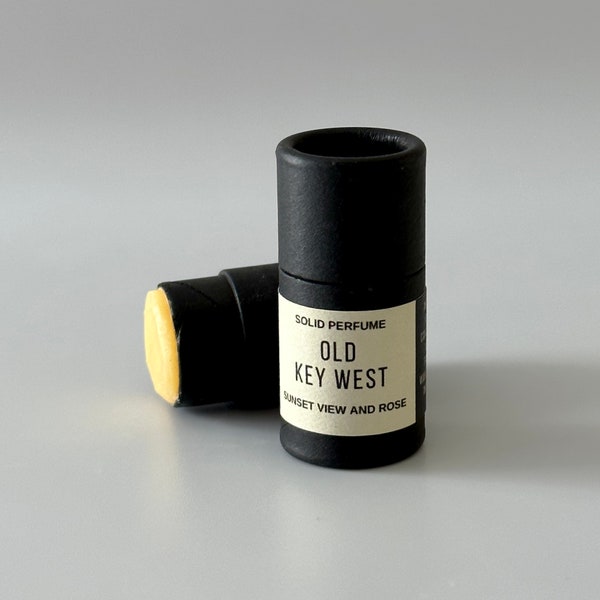 Old Key West Solid Perfume |  Key Lime + Rhum Agricole + Oak Scented Perfume