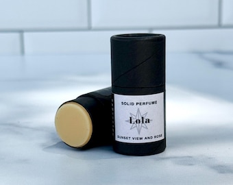 Citrus, Solar Amber and Driftwood Solid Perfume | Lola