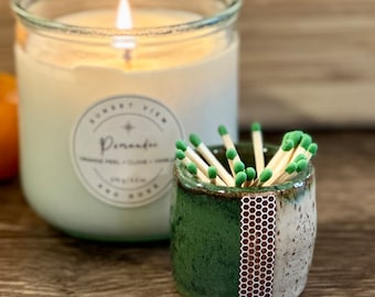 Ceramic Match Striker | Match Stick Holder | Candle Matches | Match Striker