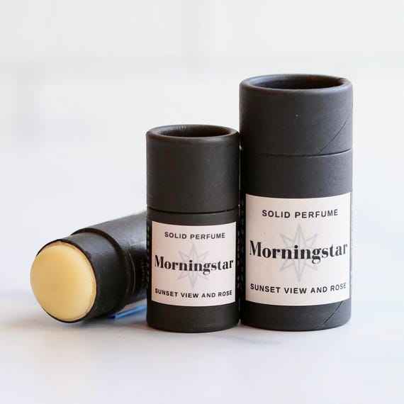 Morningstar Solid Perfume | Allspice + Teakwood + Rum Scented Perfume | Unisex Fragrance