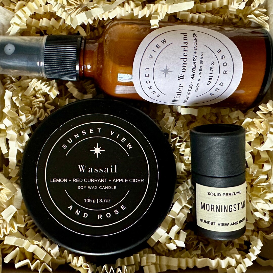 Scent Discovery Set With VSOP Solid Perfume Candle Gifts Etsy