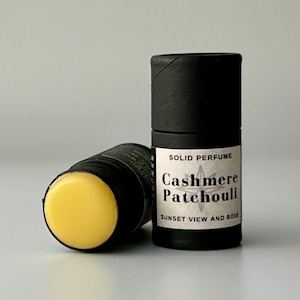 Cashmere Patchouli Solid Perfume | Plum + Pepper + Patchouli Scented Perfume