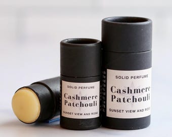 Cashmere Patchouli Solid Perfume | Plum + Pepper + Patchouli Scented Perfume